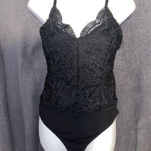 Black lace onsie